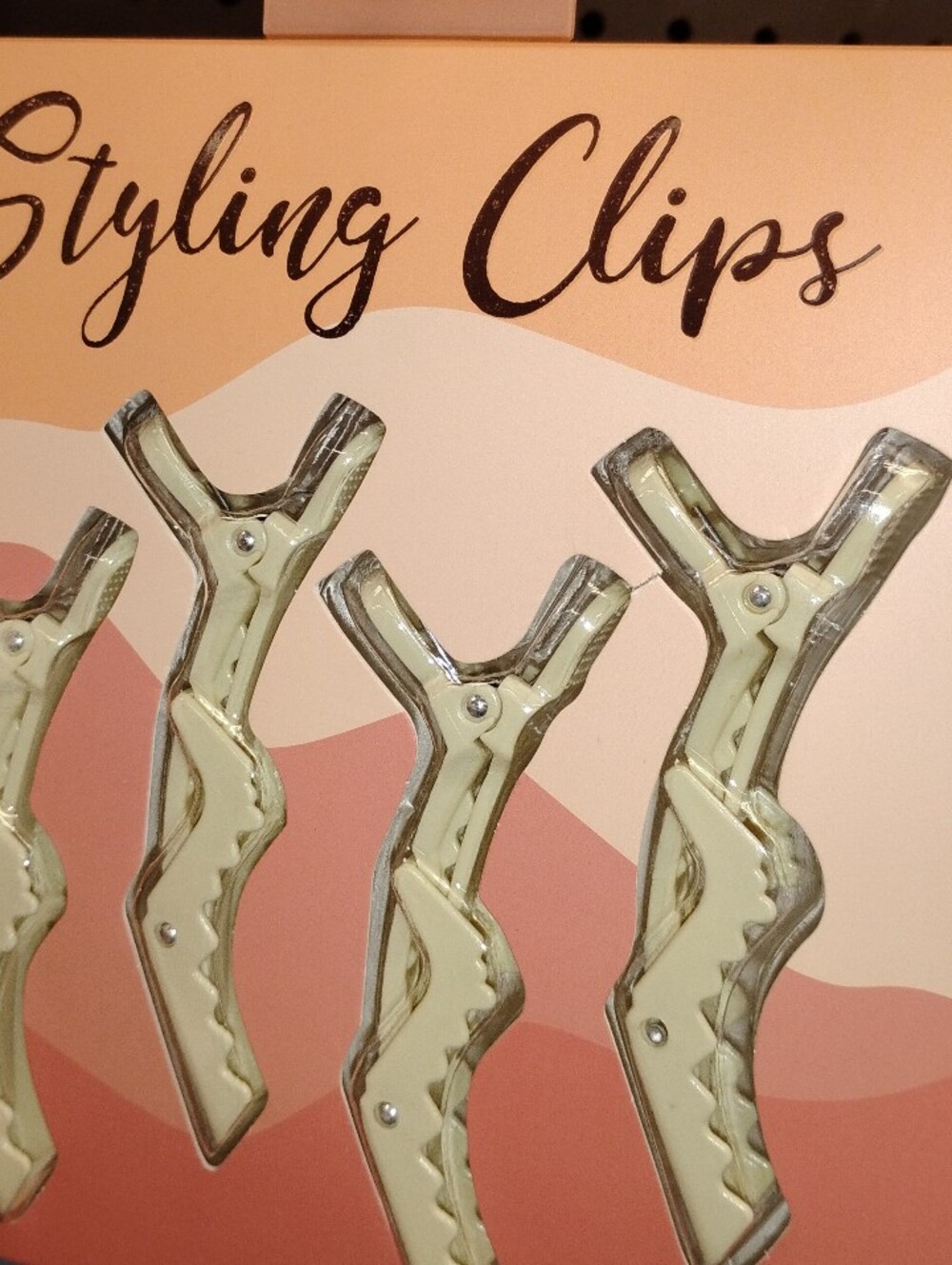 Styling Clips - Cream Hair Sectioning Clips (Set)